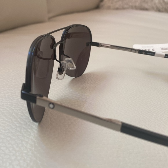 MONT BLANC MB0018S-001 NUANCE Aviator Sunglasses - Picture 14 of 16